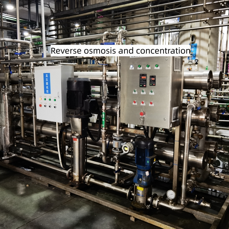 反渗透膜浓缩 Reverse osmosis and concentration